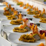 Catering table set service